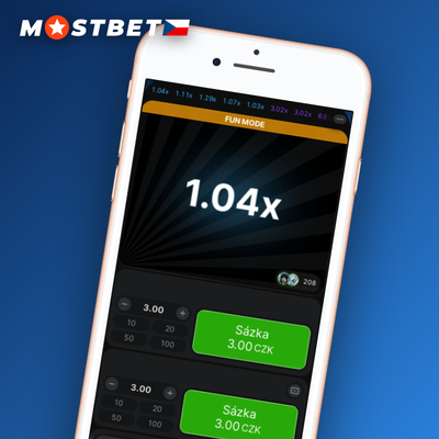 Ikona auto-cashout s cílovým multiplikátorem v Mostbet Aviator hře