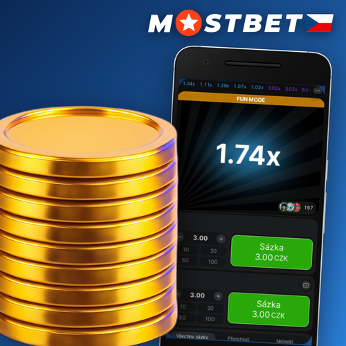 Mostbet Aviator crash hra s červeným letadlem a multiplikátorem 2.35x