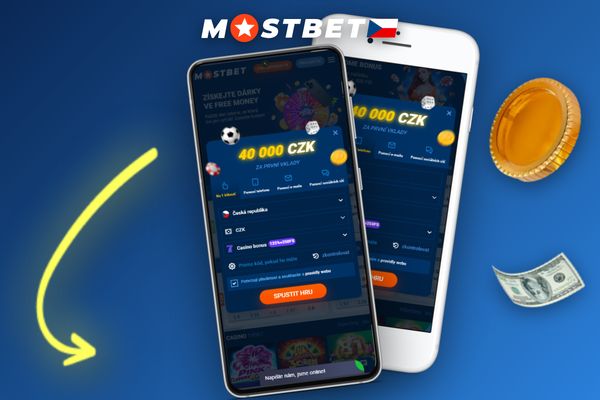 Mostbet registrace v mobilní aplikaci pro Android a iOS